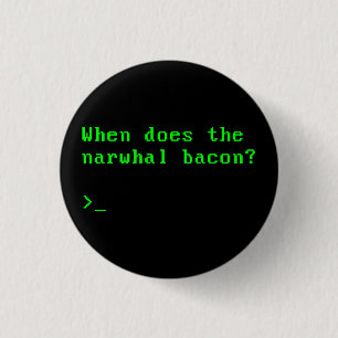 NarwhalのベーコンVGA Redditの質問をする時 缶バッジ