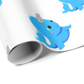 Narwhalの雪玉の戦い! ラッピングペーパー (ロールコーナー)