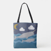 Narwhal夜水泳 トートバッグ (裏面)