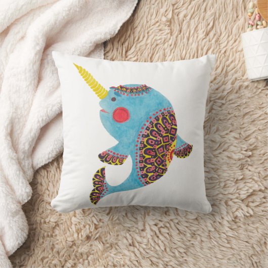 Narwhal クッション (ブランケット)