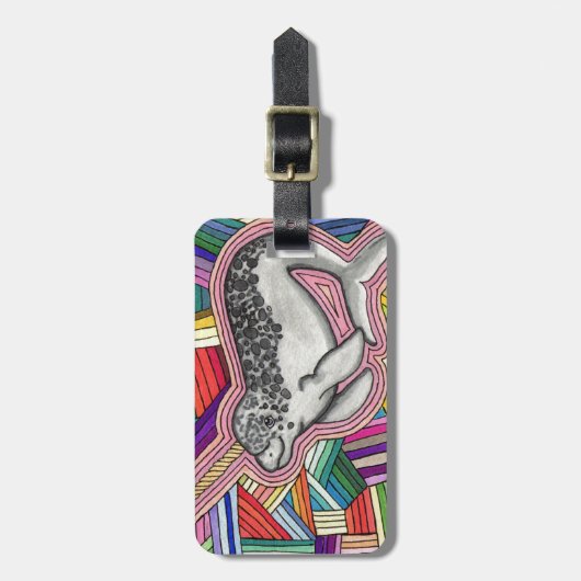 Narwhal ラゲッジタグ (正面縦)