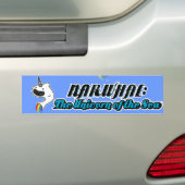 Narwhal: 海のユニコーン バンパーステッカー (車上)