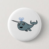 Narwhal! 缶バッジ (正面)