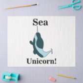 Narwhal Sea Unicorn Funny 薄葉紙 (クラフト)