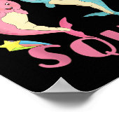 Narwhal Squad Cute Kawaii Narwhals Narwhale  ポスター (角)