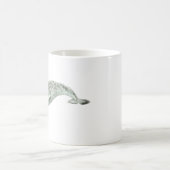Narwhal whale watercolor コーヒーマグカップ (中央)