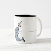 narwhaleおよびドーナツ ツートーンマグカップ (正面右)