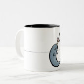 narwhaleおよびドーナツ ツートーンマグカップ (正面左)