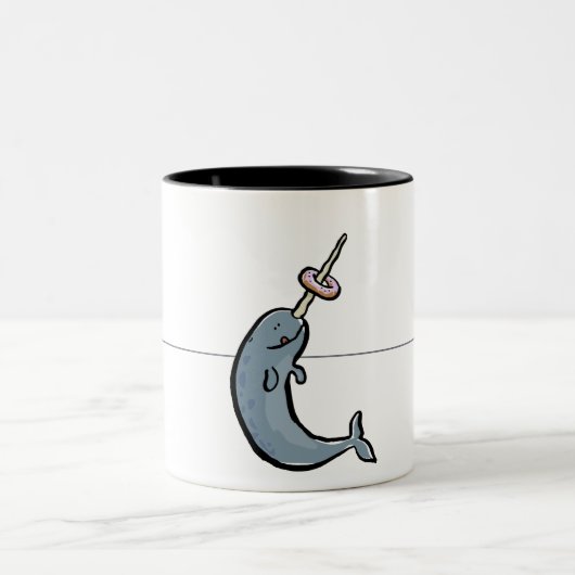 narwhaleおよびドーナツ ツートーンマグカップ (中央)
