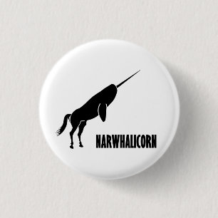 Narwhalicorn Narwhalのユニコーン 缶バッジ