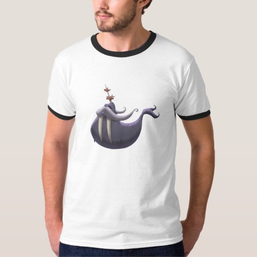 Narwhalrusのワイシャツ Tシャツ (正面)