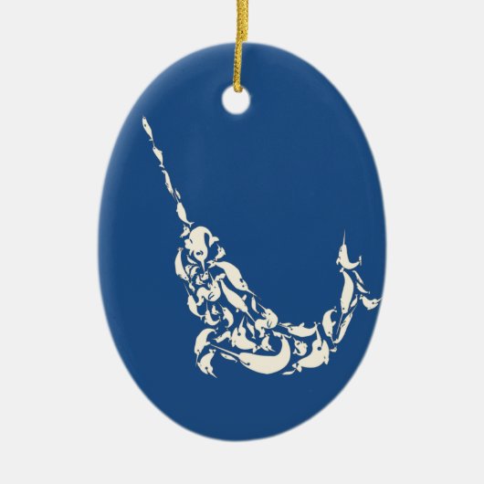 NarwhalsのNarwhal セラミックオーナメント (正面)