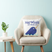 narwhalsはクジラの余りに枕です クッション (椅子)