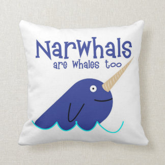 narwhalsはクジラの余りに枕です クッション