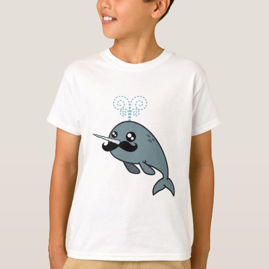 Narwhalstache Tシャツ (正面)