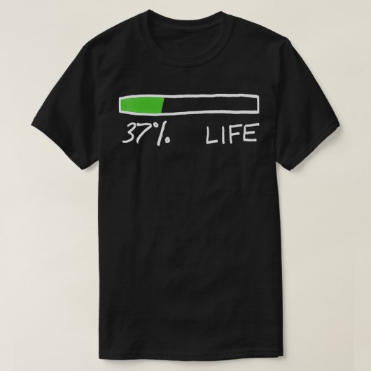 NAS毎日37ライフ Tシャツ (デザイン正面)