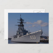 NAS「アナコスティア」、「USS Barry」、記念船、和紙 ポストカード (正面/裏面)