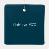 NAS Jacksonville緯度パーソナライズされた度 セラミックオーナメント (裏面)