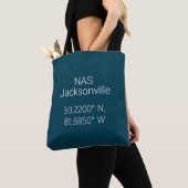 NAS Jacksonville Latitude Longitude  トートバッグ (クローズアップ)