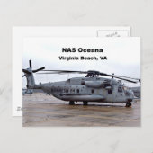 NAS Oceana、バージニア州バージニアビーチ ポストカード (正面/裏面)