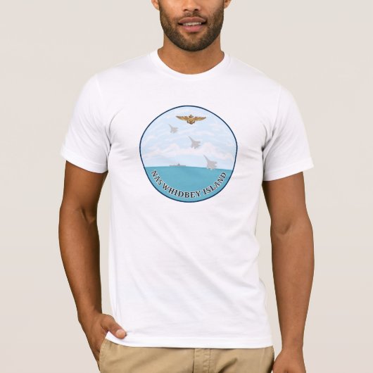 NAS Whidbey Islandロゴシャツ Tシャツ (正面)