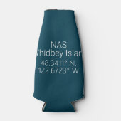 NAS Whidbey Island緯度(経度) ボトルクーラー (正面)