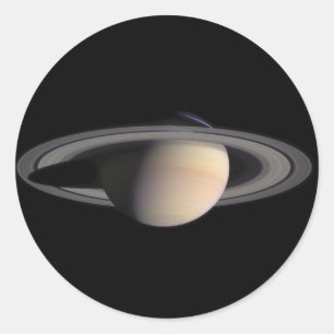 NASAからの土星のすばらしい写真 ラウンドシール