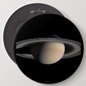 NASAからの土星のすばらしい写真 缶バッジ (正面&裏面)
