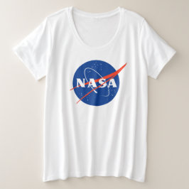NASAが承認した女性ミートボール プラスサイズTシャツ