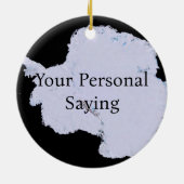 NASAによる南極大陸があなたの情熱を追求 セラミックオーナメント (裏面)