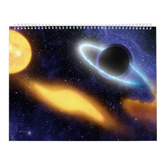 NASAによる宇宙のブラックホール カレンダー (カバー)