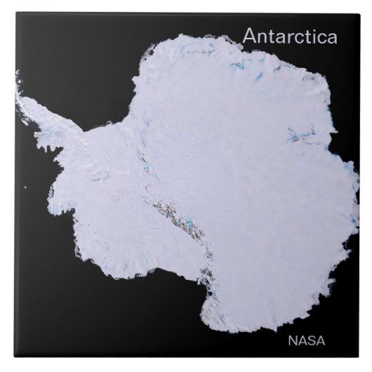 NASAによる白人南極の写真 タイル (正面)