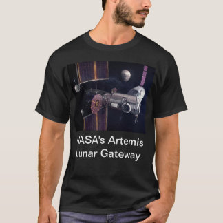 NASAのアルテミス月面ゲートウェイ Tシャツ