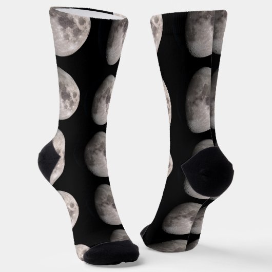 NASAのギブス月相のWAXING画像 ソックス (傾斜あり)