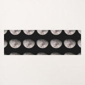 NASAのギブス月相のWAXING画像 ヨガマット (裏面(横))