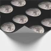 NASAのギブス月相のWAXING画像 ラッピングペーパー (角)