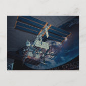 NASAのジョンソンの宇宙センター インビテーションポストカード (正面)