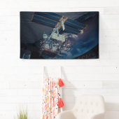 NASAのジョンソンの宇宙センター 横断幕 (インサイチュ)