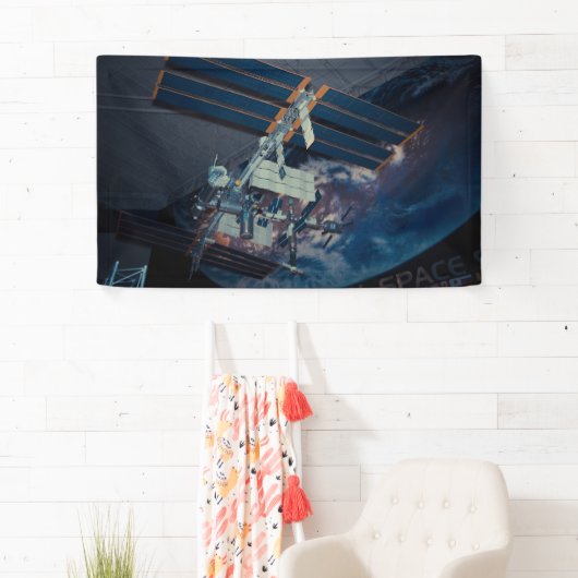 NASAのジョンソンの宇宙センター 横断幕 (インサイチュ)