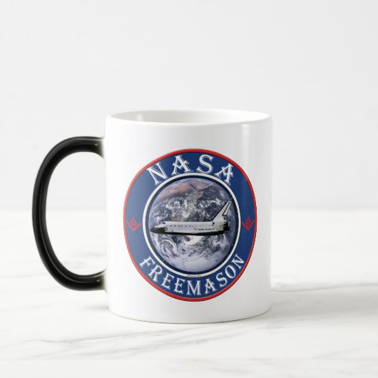 NASAのフリーメーソン会員 モーフィングマグカップ (左)