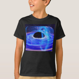 nasaのブルーブラックホール tシャツ