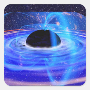NASAのブルー·ブラックホール スクエアシール
