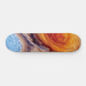 NASAのボイジャー撮影の木星の大赤斑 スケートボード (横)