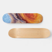 NASAのボイジャー撮影の木星の大赤斑 スケートボード (横)