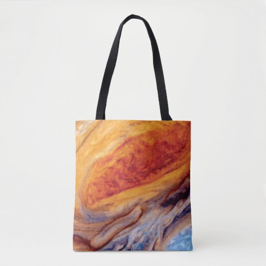 NASAのボイジャー撮影の木星の大赤斑 トートバッグ (正面)
