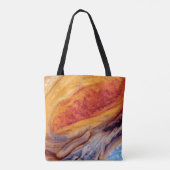 NASAのボイジャー撮影の木星の大赤斑 トートバッグ (裏面)
