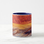 NASAのボイジャー撮影の木星の大赤斑 マグカップ (中央)
