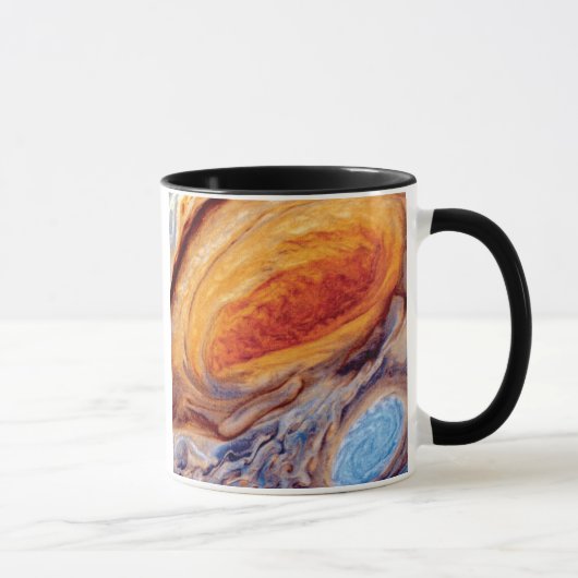 NASAのボイジャー撮影の木星の大赤斑 マグカップ (右)