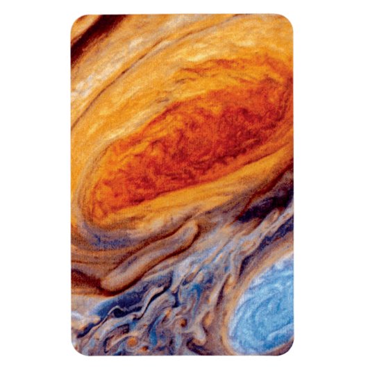 NASAのボイジャー撮影の木星の大赤斑 マグネット (縦)