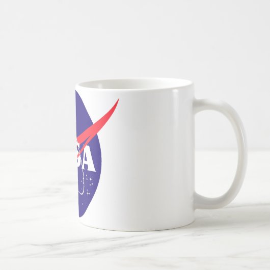 NASAのミートボールのロゴ コーヒーマグカップ (右)